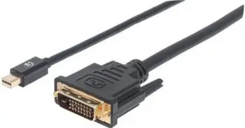 Kabllo Manhattan DisplayPort Mini - DVI-D 152150, 1.8 m, e zezë