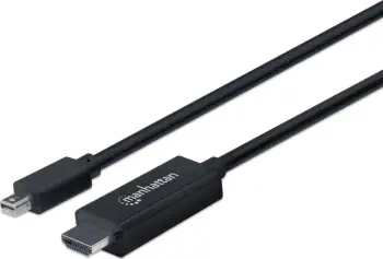 Kabllo Manhattan DisplayPort Mini - HDMI, 1.8m, e zezë