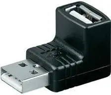 Përshtatës Manhattan USB - USB, i zi