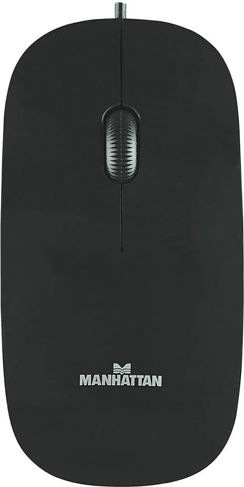Maus Manhattan Silhouette, me kabllo, USB, i zi - 1