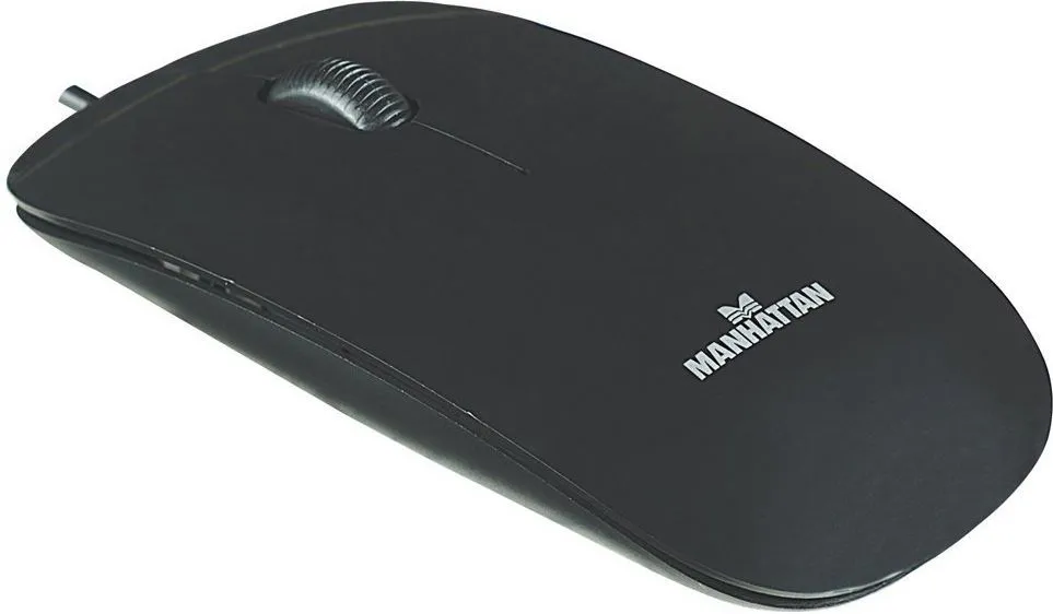 Maus Manhattan Silhouette, me kabllo, USB, i zi - 4