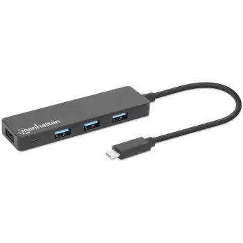 HUB Manhattan / 4‑Port / USB 3.2 Gen1 / USB‑A Male → 4x USB‑A Female