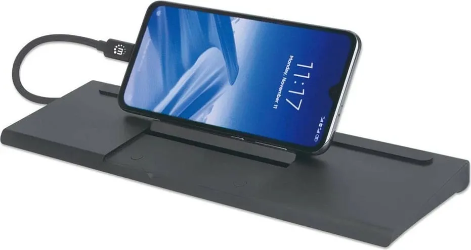 Docking station MANHATTAN USB-C 11-in-1, 4K, 3 monitorë, e zezë - 10