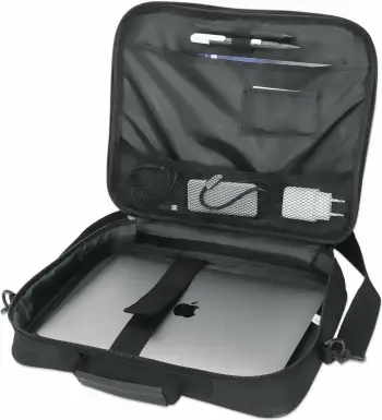 Çantë laptop MANHATTAN Cambridge Clamshell 14.1, e zezë