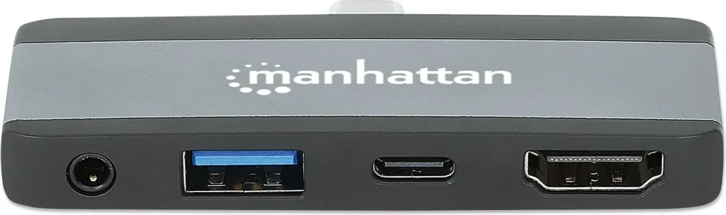 Docking station MANHATTAN USB-C PD 4-në-1, HDMI, gri - 7