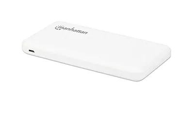 Power bank Manhattan 10.000 mAh, e bardhë - 1