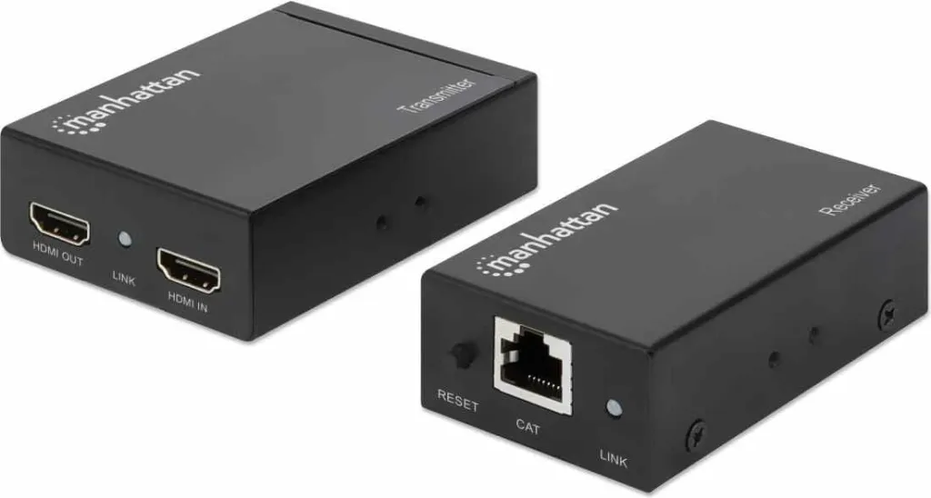 Extender Kit 1080p HDMI-Ethernet, Manhattan 207461 - 1