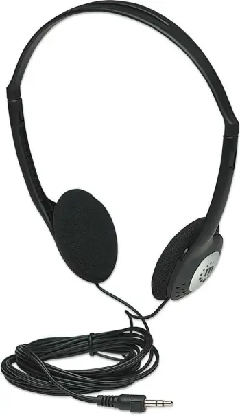 Kufje stereo Manhattan, 3.5mm, të zeza
