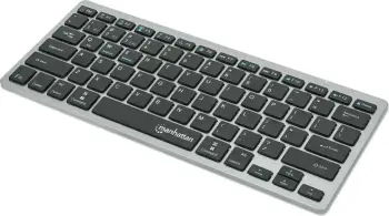 Tastierë MANHATTAN Slim Funktastatur, Bluetooth 3.0/2.4GHz, anthrazit