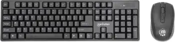 Set tastierë wireless dhe maus MANHATTAN, i zi
