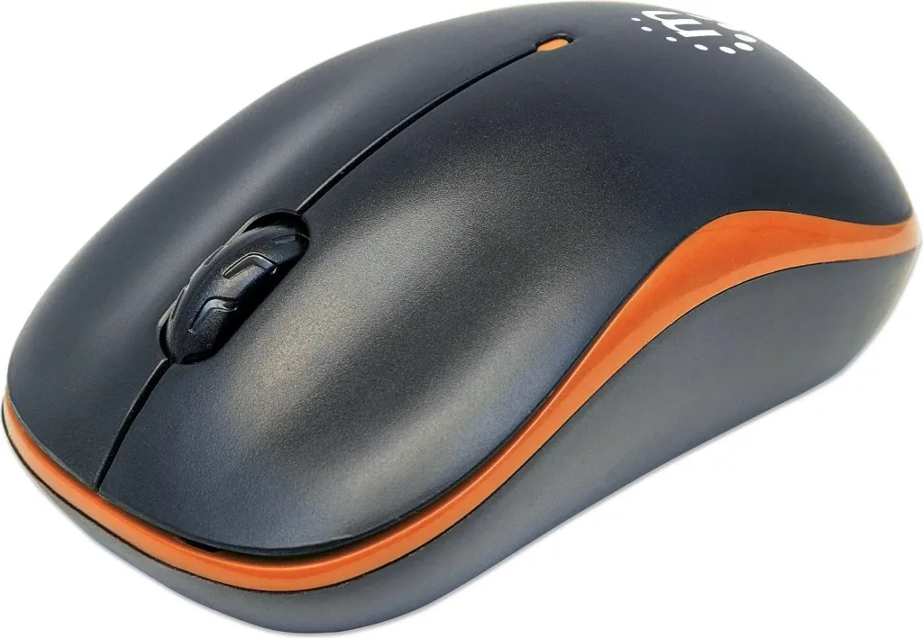 Maus wireless MANHATTAN Success, optik, 1000dpi, portokalli - 1
