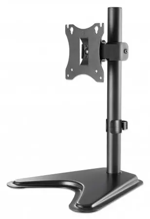Mbajtëse tavoline për monitor Manhattan 462037, për ekrane 10-27", rregullim manual, VESA 75x75/100x100, e zezë