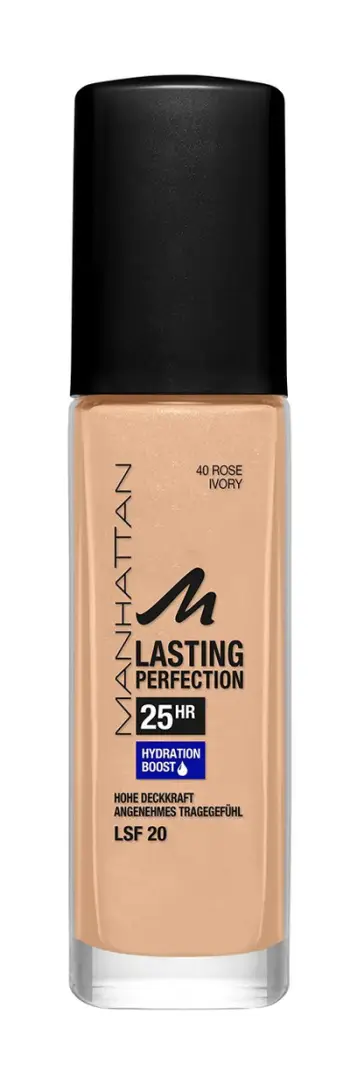 Krem pudër Manhattan Lasting Perfection 25H, Rose Ivory 40, 30ml