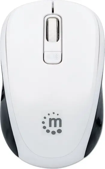 Maus dual Manhatan (179645), USB, 1600 DPI, i bardhë