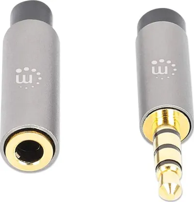 Kabllo zgjatëse audio Manhattan, 3.5 mm stereo, e zezë - 4