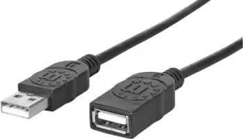 Kabllo USB-A Manhattan, 1.8 m, 480 Mbps, i zi