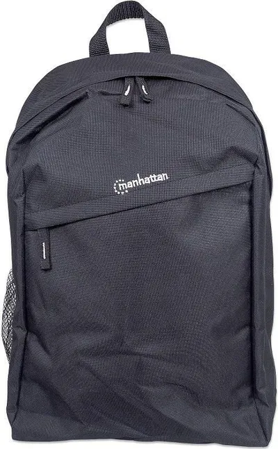 Çantë shpine Manhattan Knappack 15.6", e zezë, lehtë, xhep për laptop - 1