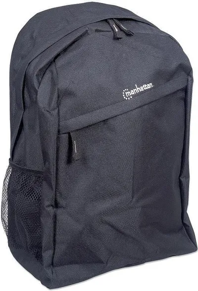 Çantë shpine Manhattan Knappack 15.6", e zezë, lehtë, xhep për laptop - 5