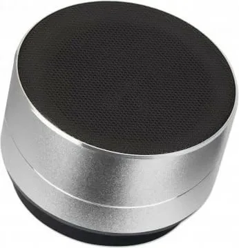 Altoparlant Bluetooth MANHATTAN Metallic, LED, slot MicroSD, USB-A, argjendtë - 1