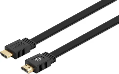 Kabllo HDMI Manhattan 355643, 10m, 4K, i zi - 1