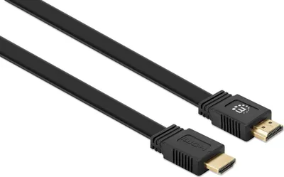 Kabllo HDMI Manhattan 355643, 10m, 4K, i zi - 2