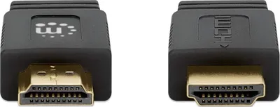 Kabllo HDMI Manhattan 355643, 10m, 4K, i zi - 4