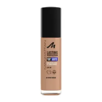 Krem pudër Manhattan Lasting Perfection 25H, 64 Beige Rose, 30ml
