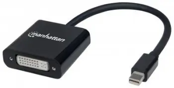 Përshtatës Manhattan DisplayPort Mini - DVI-I, i zi