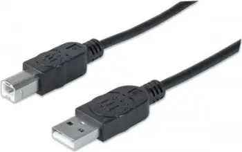 Kabllo Manhattan Hi-Speed USB 2.0, 5 m, e zezë