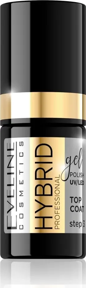 Top coat për manikyr hibrid Eveline Cosmetics Professional Top Coat për femra, 5ml - 1