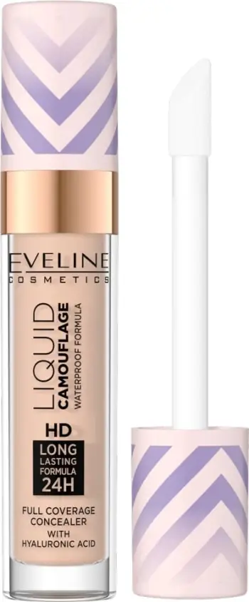 Concealer për femra Eveline Cosmetics Liquid Camouflage Waterproof 2.5 Light Peach 7.5ml
