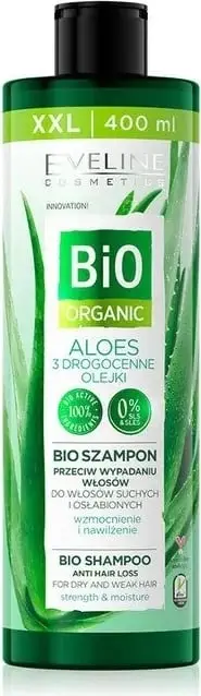 Shampon për femra Eveline Cosmetics Bio Organic Anti-Hair Loss Aloe, 400ml