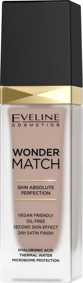 Fondatinë për femra Eveline Cosmetics Wonder Match Foundation 45 Honey, 30ml