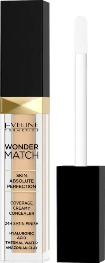 Korrektor për grim Eveline Wonder Match, 10 Llight Vanilla, 6.8ml