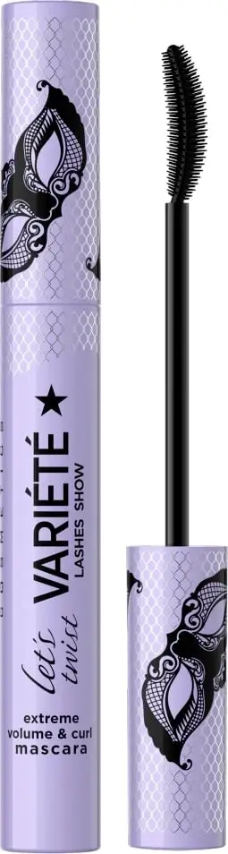 Maskarë për femra Eveline Cosmetics Let's Twist e zezë 10ml
