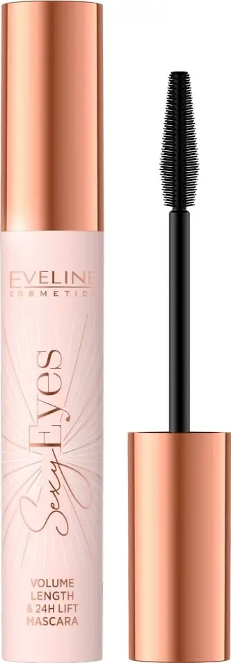 Maskarë për qerpikë Eveline Sexy Eyes, trashëse zgjatëse lifting, 8ml