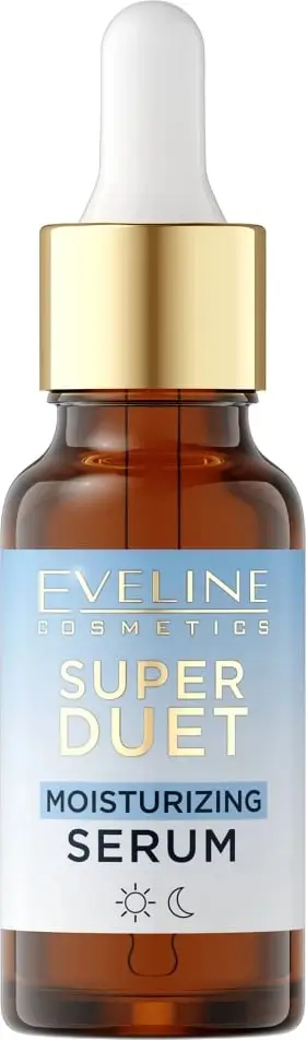 Serum fytyre Eveline Cosmetics Super Duet Moisturizing, 2% acid hialuronik, 18 ml