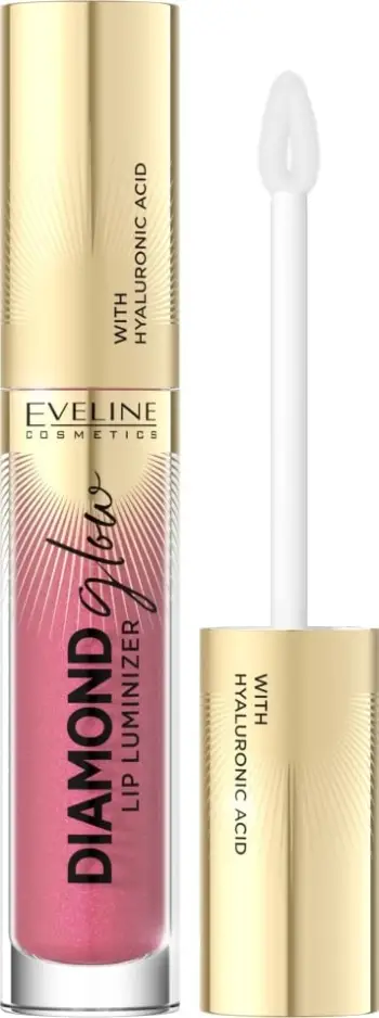Buzëkuq gloss për femra Eveline Cosmetics Diamond Glow Lip Luminizer 09 Peach Dream 4.5ml