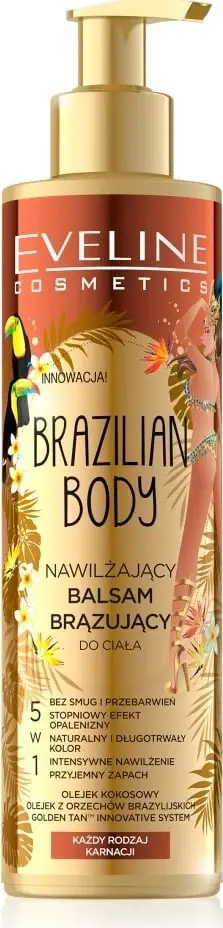 Locion për trup Eveline Brazilian Bronzing Body, 200ml
