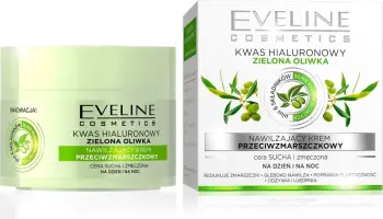 Krem fytyre Eveline Cosmetics Hyaluronic Acid + Green Olive për femra 50ml