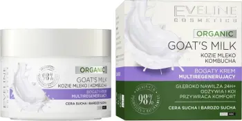Krem për fytyrë Eveline Cosmetics Organic Goat's Milk Rich Multi-Regenerating për femra 50ml