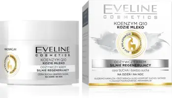 Krem për fytyrë Eveline Cosmetics Coenzyme Q10 + Nourishing Goat Milk Day/Night për femra, 50ml