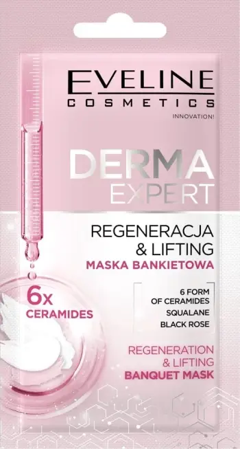 Maskë fytyre Eveline Cosmetics Derma Expert Firming and Regenerating Banquet, 8 ml