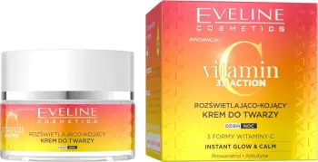 Krem fytyre Eveline Vitamin C 3xAction Brightening, ditë dhe natë, 50ml