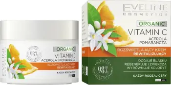 Krem për fytyrë Eveline Cosmetics Organic Vitamin C Illuminating Rejuvenating për femra, 50ml