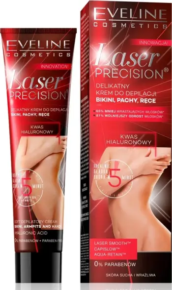 Krem depilimi për femra Eveline Cosmetics Laser Precision, 125ml
