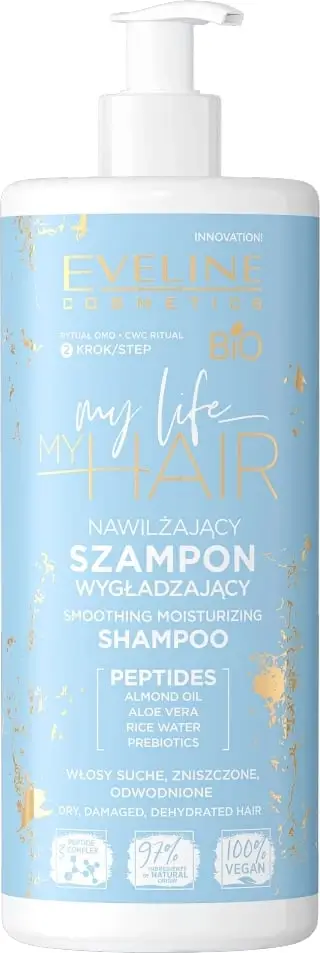 Shampon për femra Eveline Cosmetics My Life My Hair Moisturizing Smoothing, 400ml