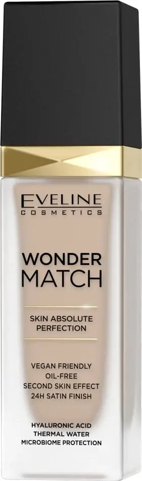Krem pudër e lëngshme Eveline Wonder Match, nr. 12 Light natural, 30 ml