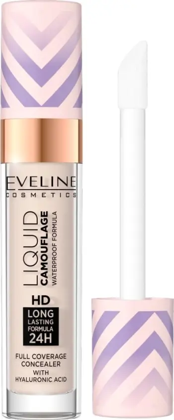 Concealer Eveline Cosmetics Liquid Camouflage Waterproof 01 Light Porcelain 7.5ml