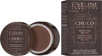 Maskë për buzë për femra Eveline Cosmetics Choco Glamour Intensively Regenerating Night, 12ml